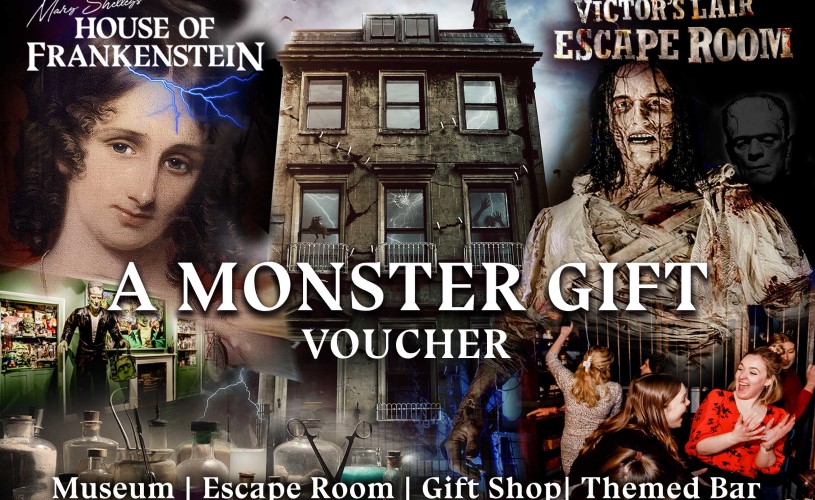 Gift voucher for Mary Shelley's House of Frankenstein